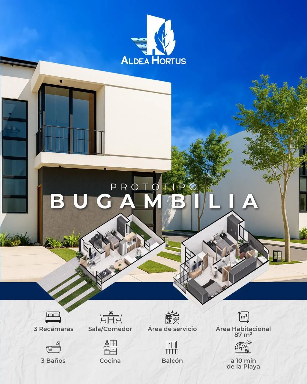Bugambilia House in Hortus Residential Village